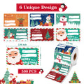 250pcs Christmas Gift Tags (2.95 x 1.6 Inch)
