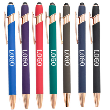 2-in-1 Press Touch Screen Capacitive Ballpoint Pen