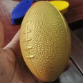 5" Gold Soft PU Foam Football Stress Reliever