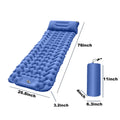 Ultralight Inflatable Sleeping Mat With Built In Foot Pump