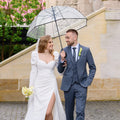 47" Arc Fashion Clear Bubble Umbrella