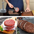 Burger Press ABS Round Type with 100 Wax Paper