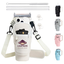 40Oz Neoprene Stanley Carrier Sleeve Set with Straw