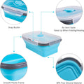 Collapsible Food Storage Containers With Lids