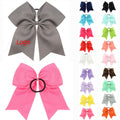 8" Cheer Bow Hair Tie, Ribbon Headband For Girls