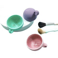 Hangable Silicone Makeup Brush Cleaner Bowl Foldable Tool