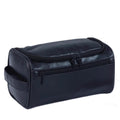 PU Leather Hanging Travel Shaving & Grooming Kit Bag