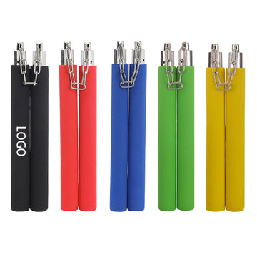 Steel Chain Kids Safe  Foam Training Nunchaku Play Toy