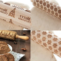 Embossed Wooden Rolling Pin
