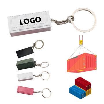 Metal Container-Shaped Keychain