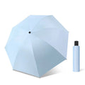 8 Ribs Anti-Uv Folding Umbrella Manual Open