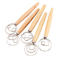 Multifunctional Oak Stirring Whisk