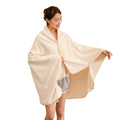 Milk Velvet Shawl Blanket Wearable Blanket Poncho Blanket