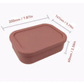 3-Compartment 25Oz Silicone Lunch Box