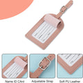 PU Leather Luggage Label Suitcase ID Tag