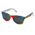 Classic 80s Style Rainbow Sunglasses Vintage Rectangle