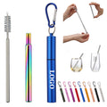 Stainless Steel Telescopic Straw Set