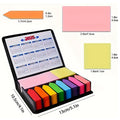 Executive Pu Sticky Note Box Set With Calendar