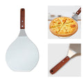 Stainless Steel Pizza Spatula Peel Shovel With Wooden Handle