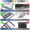 Fireproof Waterproof Document Bag with Zipper