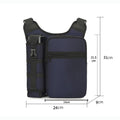 Crossbody Bag Sling Backpack W/ Water Bottle Pocket Hiking