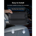 Premium Leather Car Seat Gap Filler Organizer