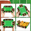 12Pcs Disposable Football Party Food Paper Plate