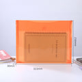 A4 Poly File Folders Tied Buckle-Transparent