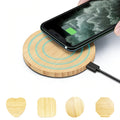 15W Bamboo Wood Wireless Charger