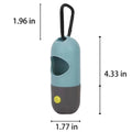 Poop Bag Dispenser With Led Flashlight