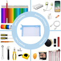 Full Color Nylon Mesh Pencil Zipper Bag