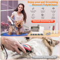 6-in-1 Dog Grooming Vacuum Kit & Pet Clipper