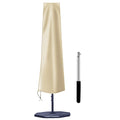 Oxford Fabric Patio Umbrella Cover With Zipper, Fits7-11Feet