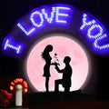 Programmable LED Handheld Fan