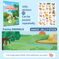 Children's Enlightenment Puzzle Jelly Sticker Book