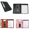 Zippered Padfolio with Calculator and Sticky Note