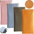 Portable Leather Sunglass Pouch