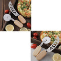 Stainless Steel Cheese Knife Pizza Cutter Set