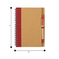 Recycle Eco-Inspired Hardcover Write Notebook & Pen