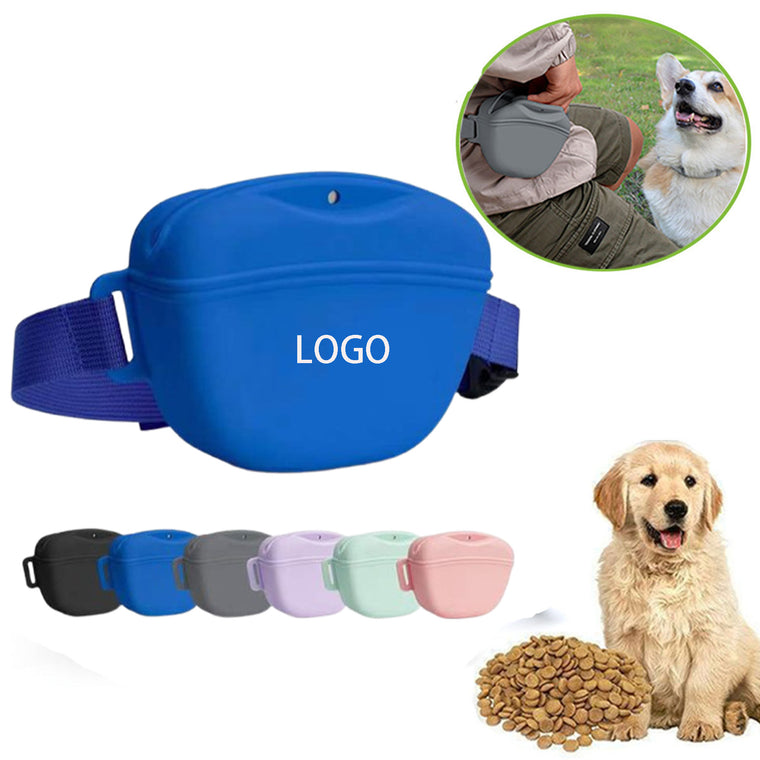 Silicone Pet Training Snack Pouch W/Magnetic Closure