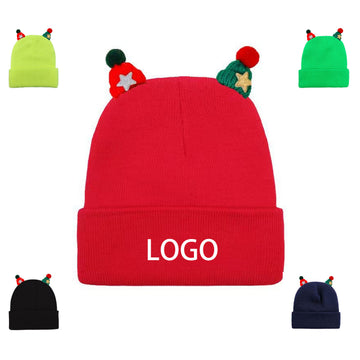 Christmas Style Winter Knitted Beanie