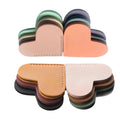 MOQ50 PU Heart Shaped Corner Bookmark