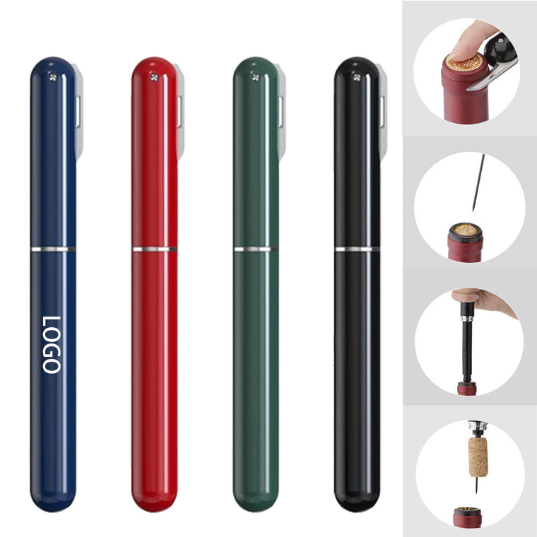 2 In 1 Air Pump Wine Bottle Opener With Foil Cutter