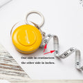 60-Inch Full Color Automatic Retractable Keychain Tape Measure