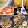 3 Piece Stainless Steel Grill Tool Set With Storage Bag