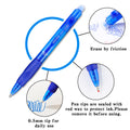 12 Colors Retractable Erasable Gel Pens Set