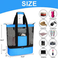Beach Mesh Bag With Cooler - Ocean