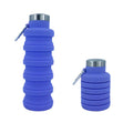 16Oz./6Oz. Collapsible Silicone Water Bottles With Carabiner