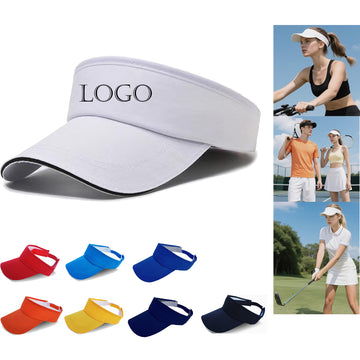 Poly-Cotton Sun Visor Hat For Outdoor