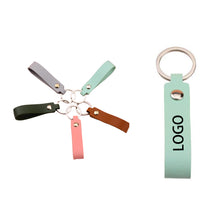 Multi-colored PU Leather Key Chain